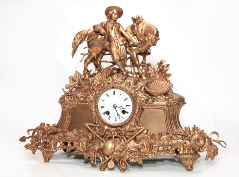 Продам: Старинные каминные часы Германия 19 век