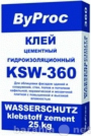 Продам: Клей цемен.гидроизоляционный KSW-360