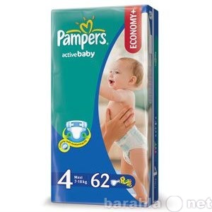 Продам: Подгузники Pampers ActiveBaby № 4 и № 4+