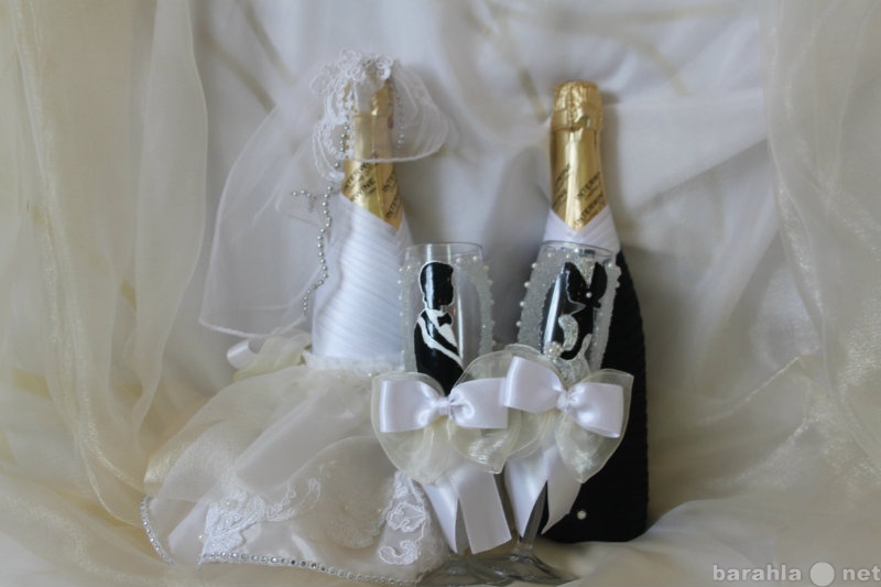 Продам: Свадебные бокалы, шампанское ручной рабо