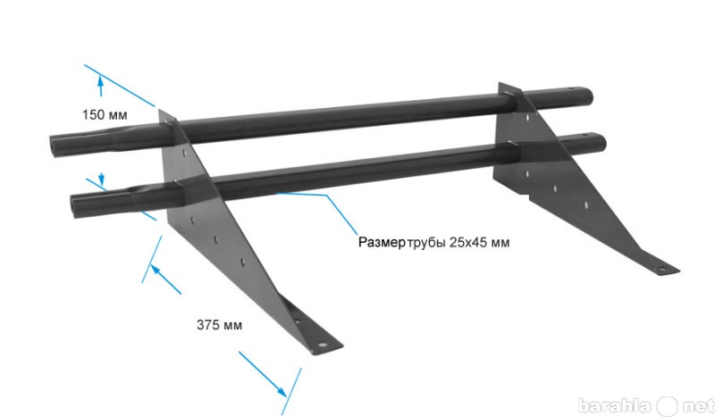 Снегозадержатель трубчатый чертеж