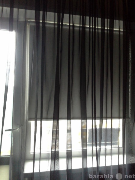 Фото черной тюли на окне