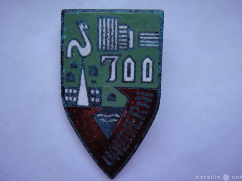 Продам: Знак Валмиера 700 лет Латвия, тяжелый