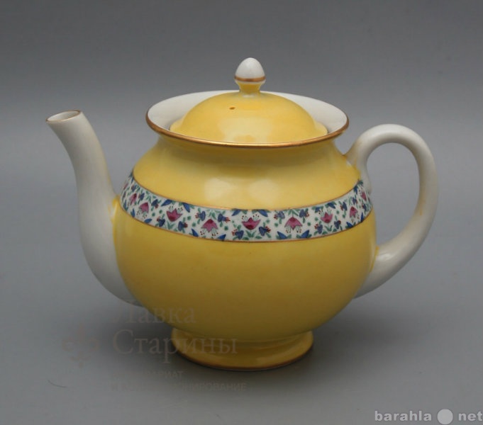 Продам: Чайник цветочным орнаментом ЛФЗ, 1930-е