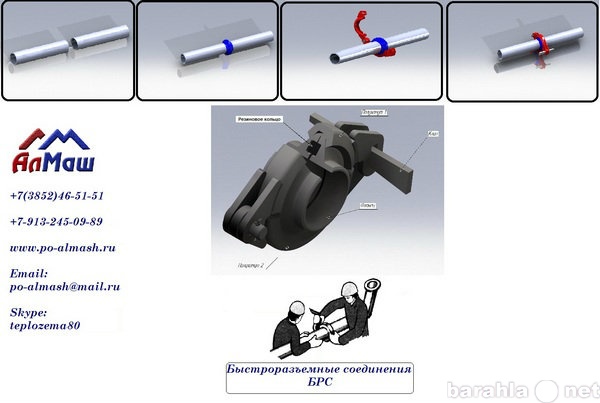 Продам: Быстроразъемные соединения БРС