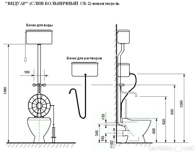 Продам: Видуар(слив больничный сб-2) новая модел