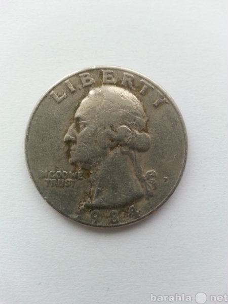 Продам: Монета quarter dollar liberty 1984
