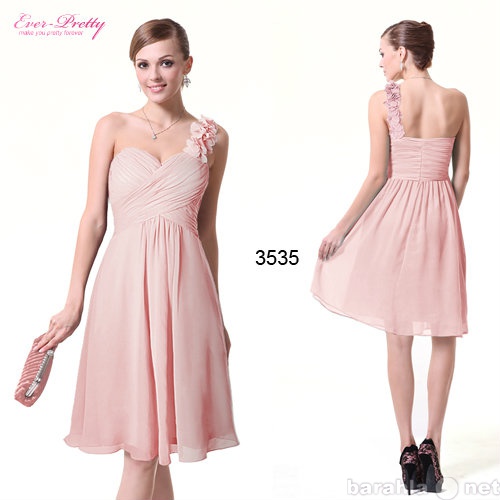 Продам: Светло-розовое коктейльное платье XS/06