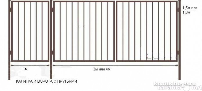 Продам: Металлические ворота