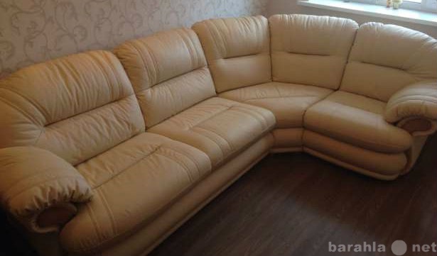 Продам: Продам кожаный диван б/у
