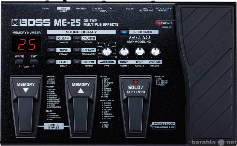 Продам: Гитарный процессор Boss ME-25