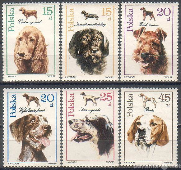 Продам: Чистые иностранные марки - тема собаки