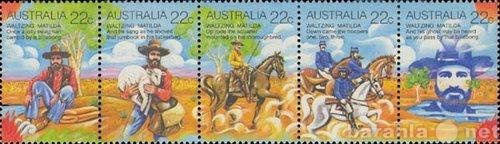 Продам: чистые марки Австралия 1980, фауна