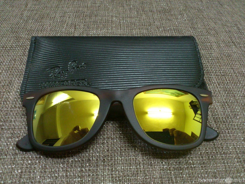 Продам: Очки Ray ban WAYFARER Gold mirror