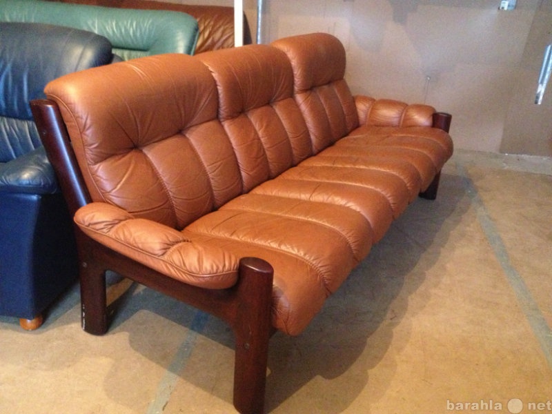 Продам: Кожаный диван из финляндии