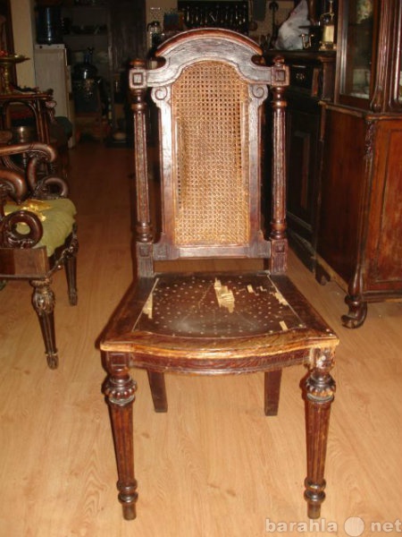 Продам: стул с ротангом,Россия,19в,в реставрацию