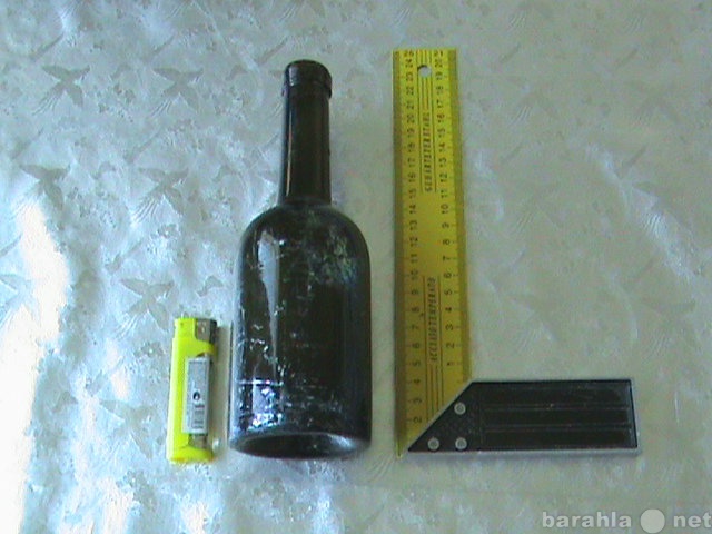 Продам: Старинная бутылка, зелёное стекло