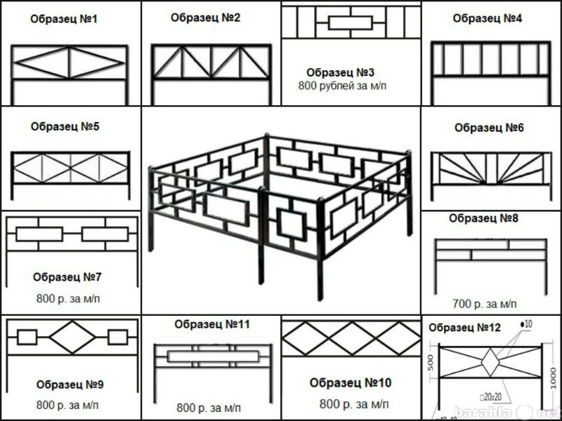 Продам: Оградки ритуальные