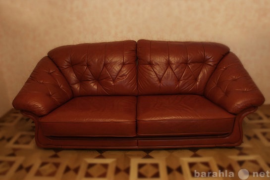 Продам: Кожаный диван-кровать