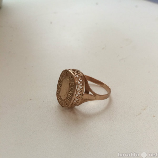 Продам: Золой перстень с символикой олимпиады