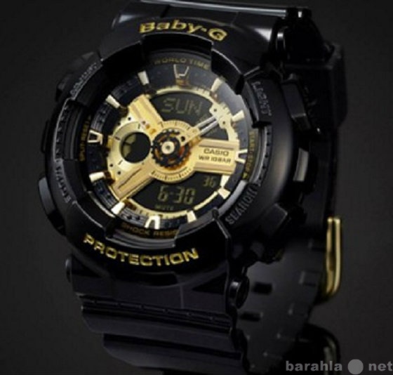 Продам: Часы G-shock 110RG, черные с золотом