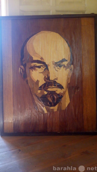 Продам: Портрет Ленина из дерева