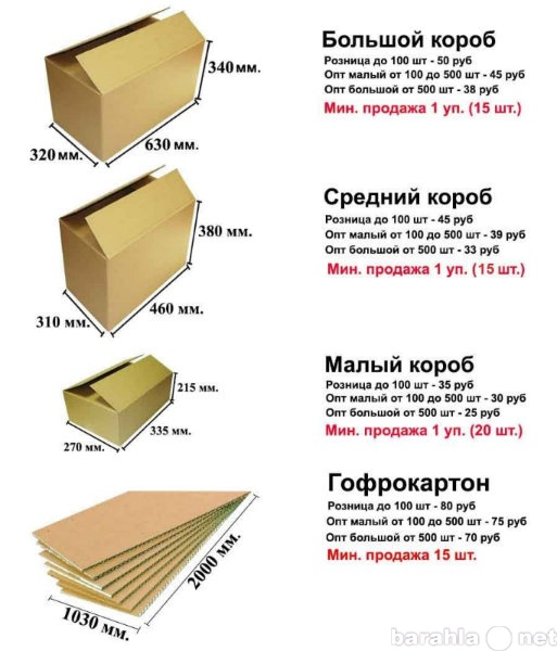 Продам: Картонные коробки и гофрокартон