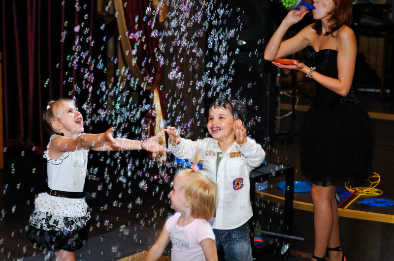 Предложение: Шоу мыльных пузырей на детские праздники