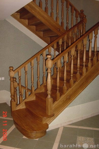 Предложение: Деревянная маршевая лестница