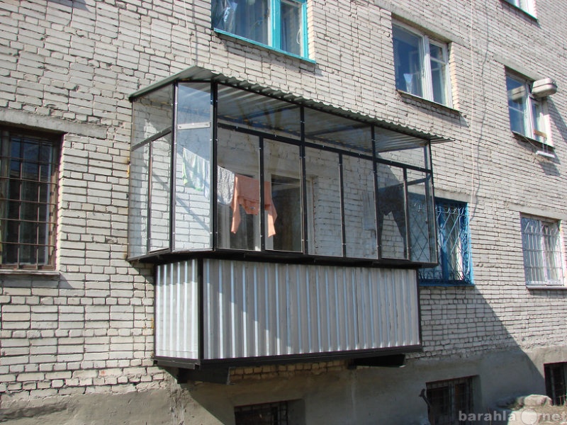 Предложение: Металлические балконные рамы с выносом