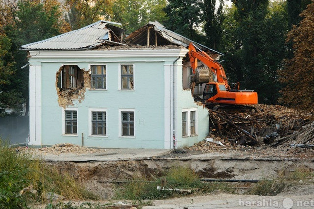 Предложение: Услуги по сносу, слому и разбору домов