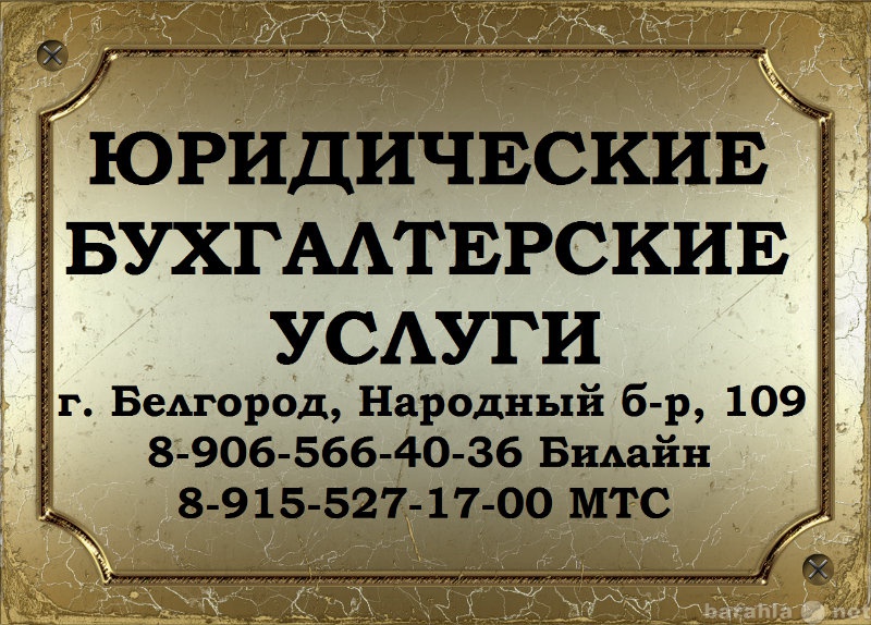 Предложение: Юридические и бухгалтерские услуги