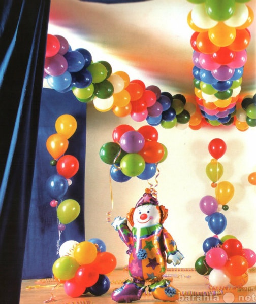 Предложение: Гирлянды с клоуном из воздушных шаров