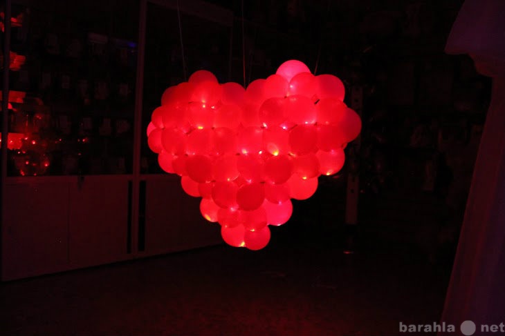 Предложение: Воздушное сердце со светодиодами
