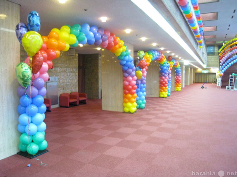 Предложение: Арка-радуга из воздушных шаров