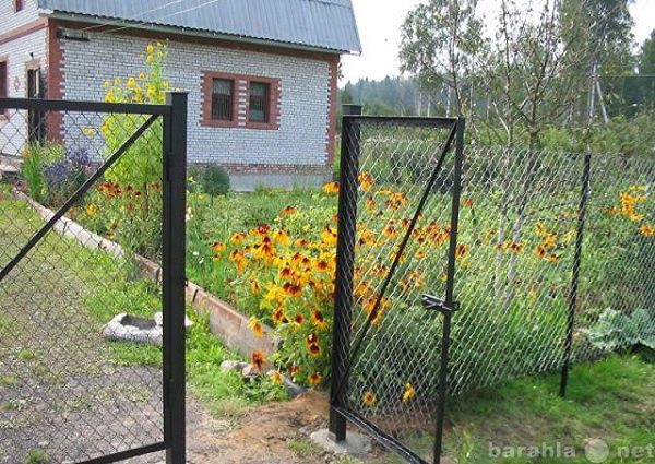 Предложение: Забор из сетки рабицы.