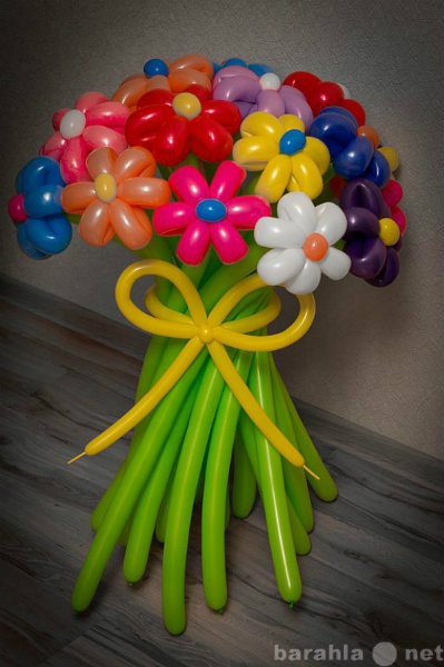 Предложение: Цветные композиции и букеты из шариков