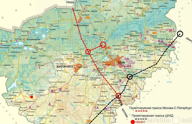 Карта осадков высоковск клинского района