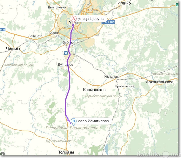 Карта аургазинский район карта толбазы