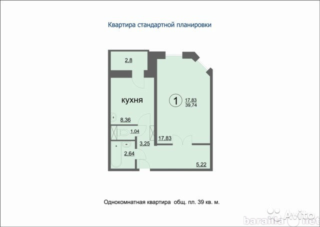 Проект дск 3 комнатная