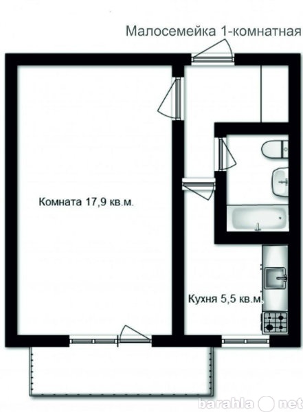 Планы квартир малосемейка