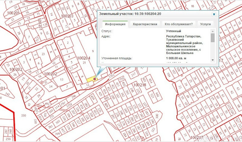 Публичная кадастровая карта набережные челны тукаевский район