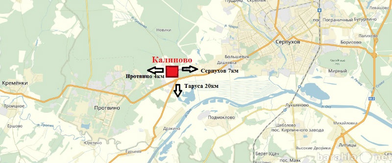 Кременки таруса карта